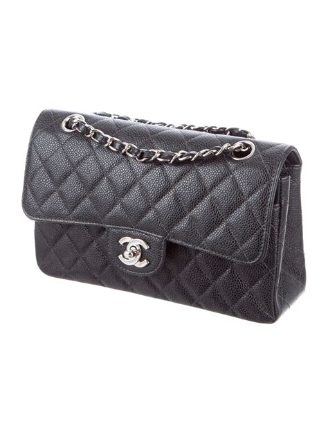 chanel silver caviar bag|chanel caviar bag On Sale .